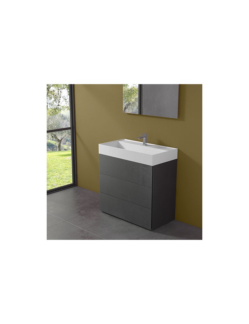 mobile hitek3 cm85 progettobagno finitura dark